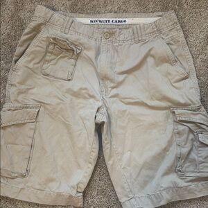 Men's Beige Recruit Cargo Shorts